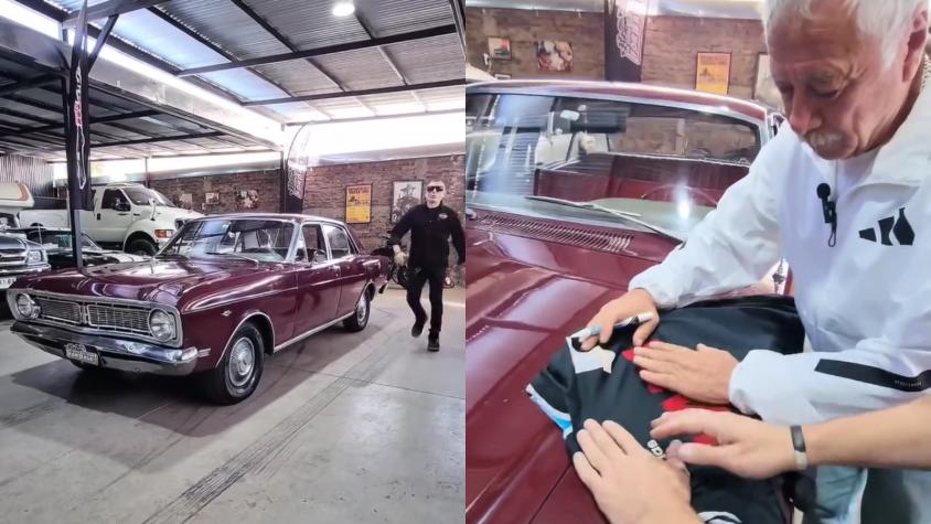 Carlos Caszely pone a la venta su auto clásico a un impresionante precio: "Ya cumplió una etapa" Carlos Caszely pone a la venta su auto clásico a un impresionante precio: "Ya cumplió una etapa"