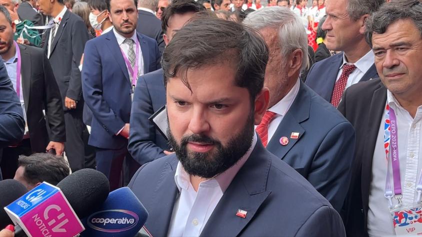 "Tengo absoluta tranquilidad respecto a todo lo que he hecho": Presidente Boric se refiere a filtraciones de caso ProCultura "Tengo absoluta tranquilidad respecto a todo lo que he hecho": Presidente Boric se refiere a filtraciones de caso ProCultura