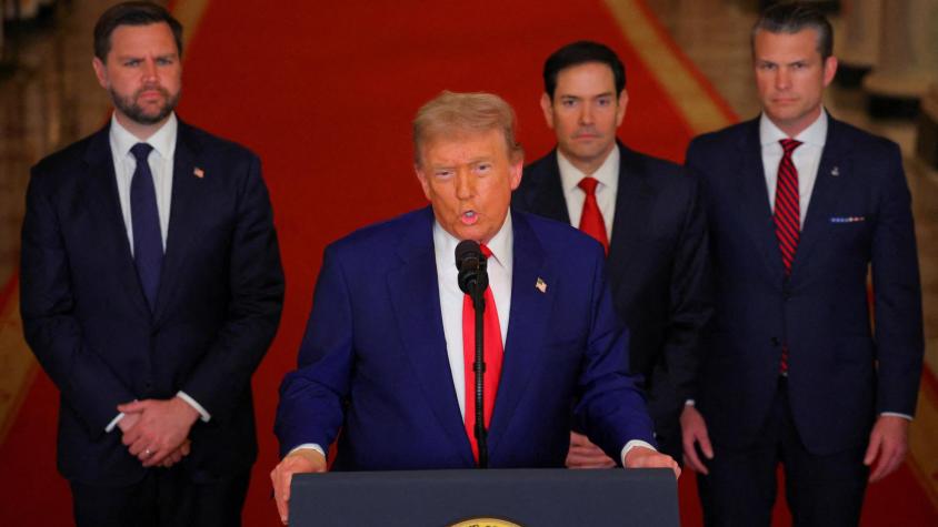 Trump dice que EEUU destruyó las instalaciones nucleares de Irán Trump dice que EEUU destruyó las instalaciones nucleares de Irán