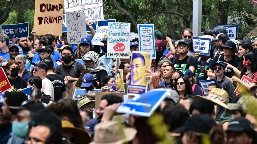 Trump despliega marines en Los Ángeles ante disturbios contra redadas migratorias Trump despliega marines en Los Ángeles ante disturbios contra redadas migratorias