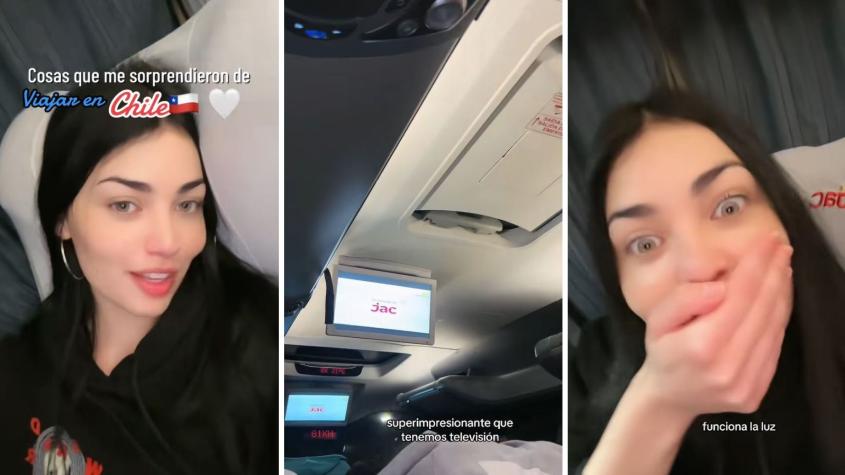“Es impresionante”: Venezolana alucinó con los detalles de un simple viaje en bus en Chile