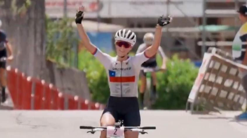 ¡Campeona! Ciclista Catalina Vidaurre se quedó con el oro en Italia
