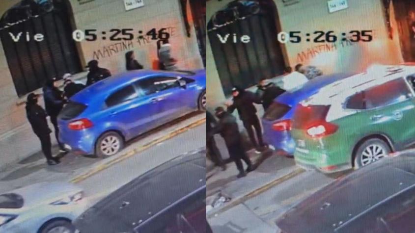 VIDEO | Al menos 10 disparos: El momento exacto que ocurrió cuádruple homicidio frustrado en el Barrio Bellavista