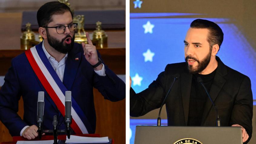 Boric cuestiona a Gobierno de Bukele en El Salvador, “que tiene encandilados a algunos políticos chilenos" Boric cuestiona a Gobierno de Bukele en El Salvador, “que tiene encandilados a algunos políticos chilenos"
