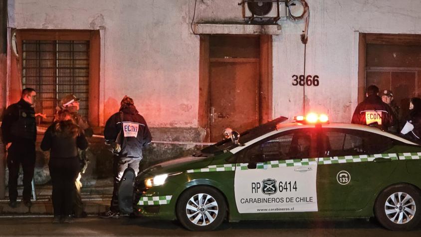 Balacera en fiesta clandestina en Estación Central deja un muerto y al menos tres heridos