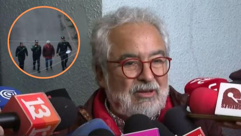 Emplazando al Ministerio Público: así fue la salida de Luis Hermosilla de la cárcel