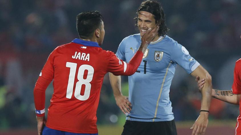 Diez años del triunfo de Chile ante Uruguay y el recordado dedo de Jara: Las emblemáticas portadas de la prensa charrúa Diez años del triunfo de Chile ante Uruguay y el recordado dedo de Jara: Las emblemáticas portadas de la prensa charrúa