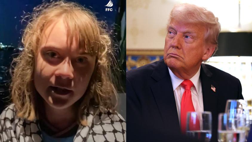 "Debería ir a clases de control de la ira": Trump arremete contra Greta Thunberg y desacredita denuncia de secuestro "Debería ir a clases de control de la ira": Trump arremete contra Greta Thunberg y desacredita denuncia de secuestro