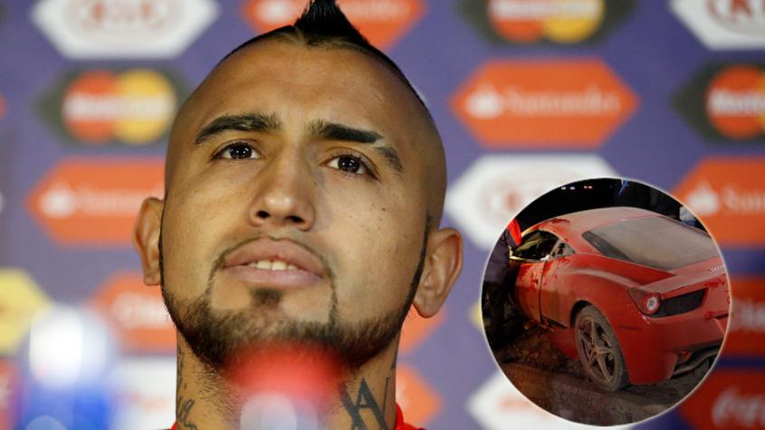 "Se enoja y me lanza un golpe": Carabinero recuerda accidente de Arturo Vidal en la Copa América 2015 "Se enoja y me lanza un golpe": Carabinero recuerda accidente de Arturo Vidal en la Copa América 2015