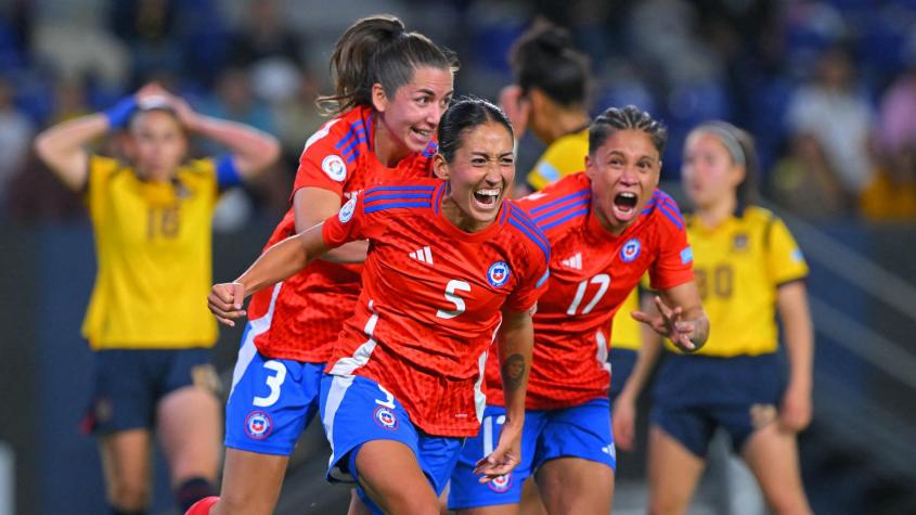 Copa América Femenina: Chile le gana 2-1 a Ecuador y se acerca a semifinales