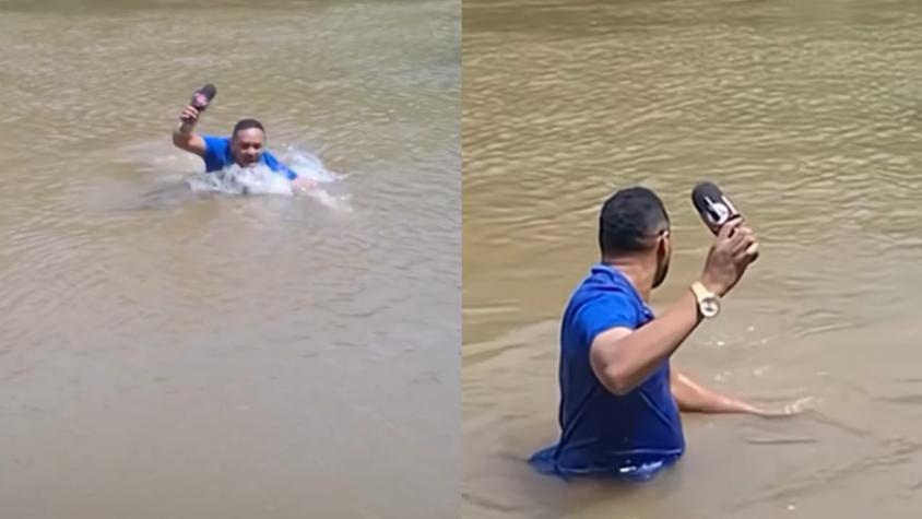 Conmoción en Brasil: periodista reporteaba en vivo sobre desaparición de una niña y halló su cuerpo accidentalmente