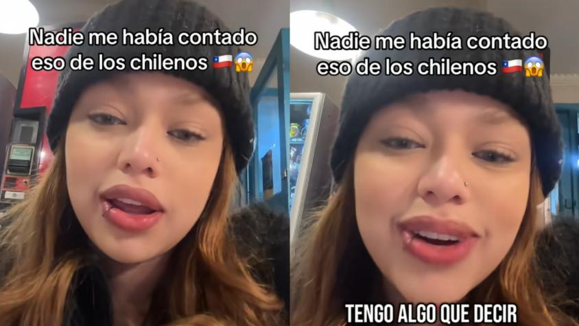 "Todos te hablan muy despacio, muy tranquilamente": Brasileña se hace viral al defender el acento chileno "Todos te hablan muy despacio, muy tranquilamente": Brasileña se hace viral al defender el acento chileno