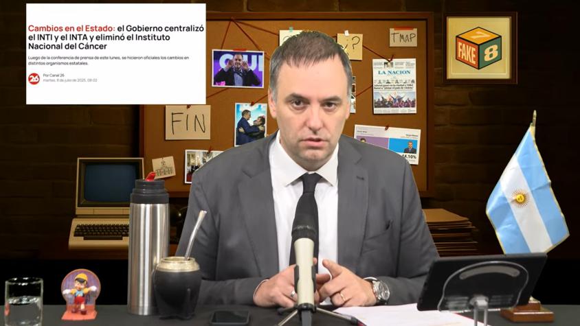 Tal como Diosdado Cabello: Vocero de Milei crea streaming "desmintiendo" todo lo que consideran "fake news" Tal como Diosdado Cabello: Vocero de Milei crea streaming "desmintiendo" todo lo que consideran "fake news"