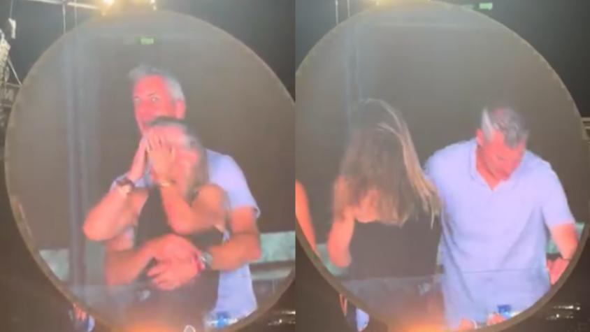 Difunden nuevo video de pareja "infiel" expuesta en concierto de Coldplay: aparecen besándose Difunden nuevo video de pareja "infiel" expuesta en concierto de Coldplay: aparecen besándose