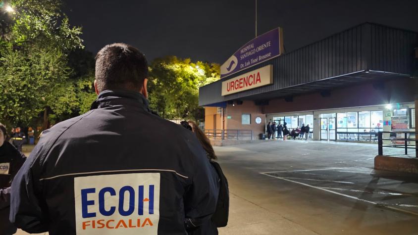 Sujetos dejan un hombre fallecido en las afueras del Hospital Luis Tisné en Peñalolén