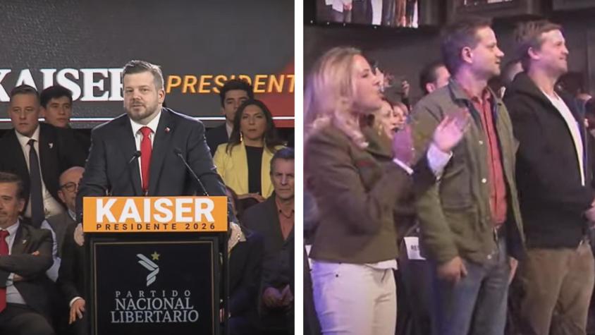 Con la tercera estrofa del Himno Nacional y una bendición: Así fue la proclamación de Kaiser como candidato presidencial Con la tercera estrofa del Himno Nacional y una bendición: Así fue la proclamación de Kaiser como candidato presidencial