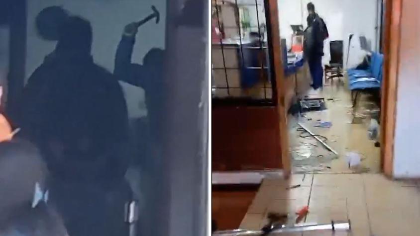 Con martillo y machete: captan a haitiano rompiendo todo a su paso en Registro Civil de Salamanca Con martillo y machete: captan a haitiano rompiendo todo a su paso en Registro Civil de Salamanca