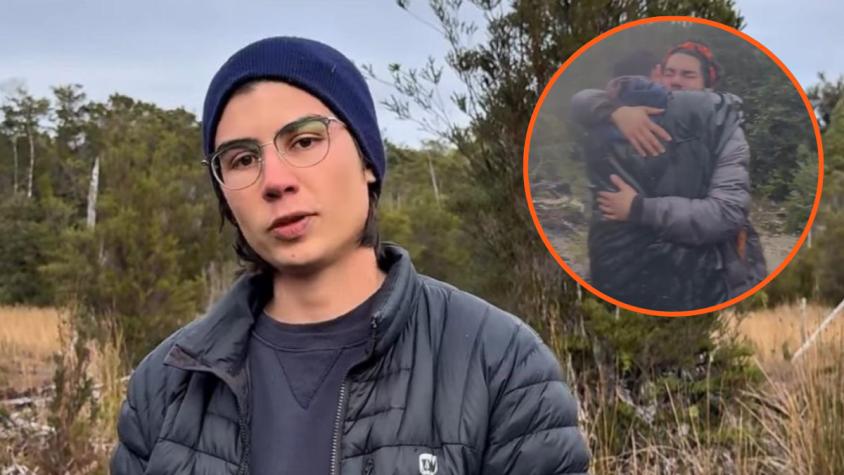 Encuentran con vida a estudiante extraviado que hacía su tesis en parque de Chiloé Encuentran con vida a estudiante extraviado que hacía su tesis en parque de Chiloé