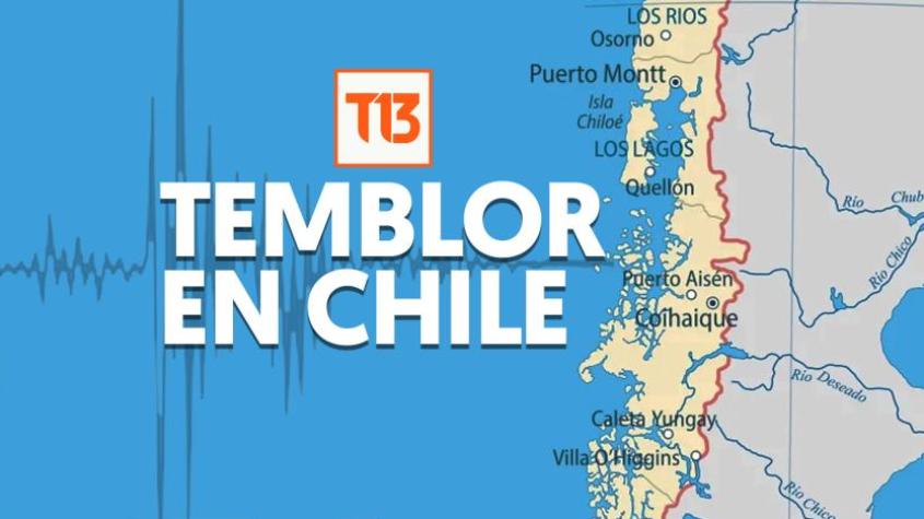 Temblor de fuerte intesidad se registra en el extremo sur del país