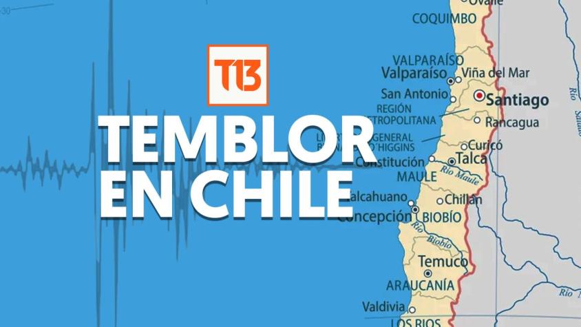 Reportan sismo de mediana intensidad en la zona central