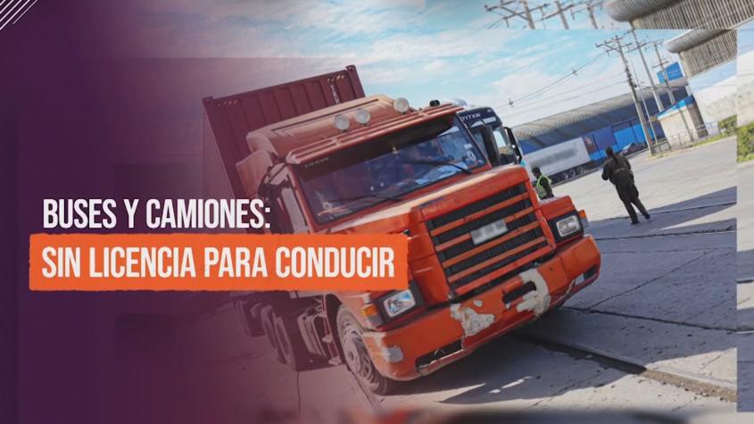 Reportajes T13: Licencias de conducir para buses y camiones bajo sospecha