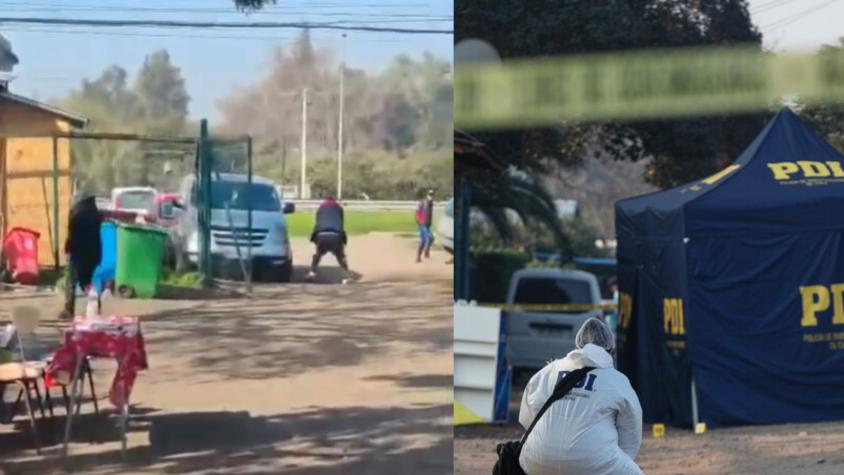 Video da cuenta de la balacera en Colina donde dos personas murieron tras un partido de fútbol Video da cuenta de la balacera en Colina donde dos personas murieron tras un partido de fútbol