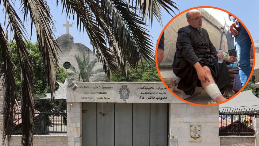 Israel bombardea la única iglesia católica en Gaza: cura argentino que era cercano al Papa Francisco resultó herido Israel bombardea la única iglesia católica en Gaza: cura argentino que era cercano al Papa Francisco resultó herido