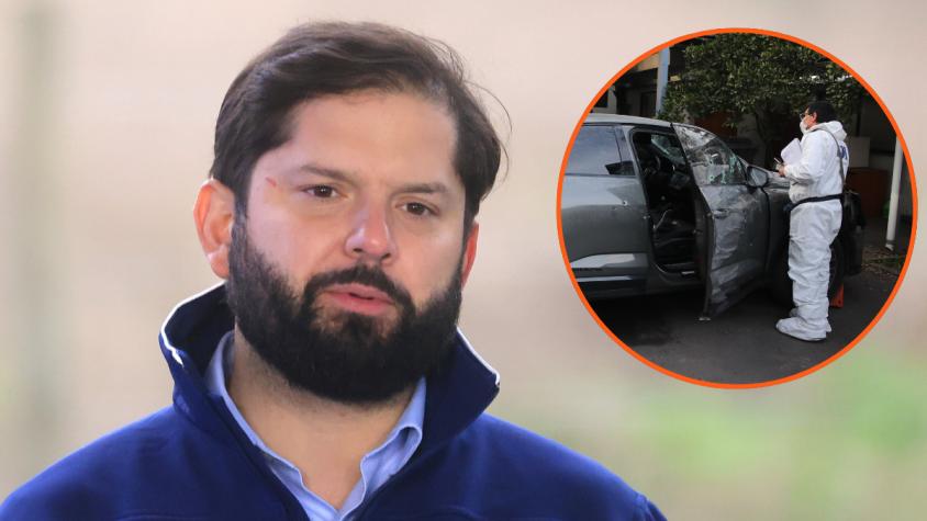 Presidente Boric condena homicidio de niña de 7 años en La Granja: "Estas bandas atentan contra la sociedad entera" Presidente Boric condena homicidio de niña de 7 años en La Granja: "Estas bandas atentan contra la sociedad entera"