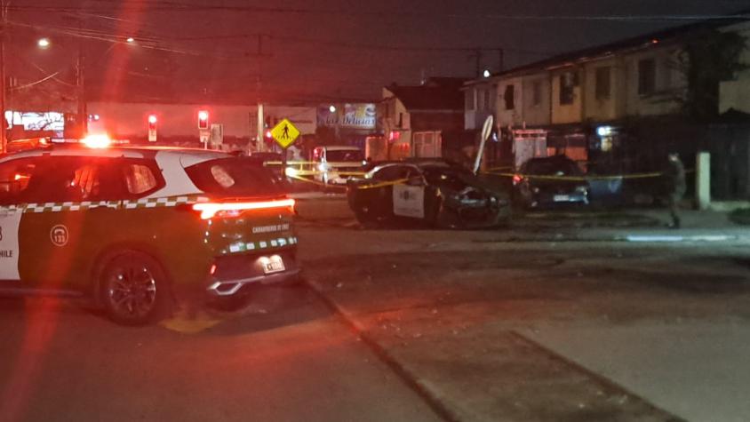 Intensa persecución en Lo Prado termina con tiroteo, choque con patrulla policial y tres detenidos 