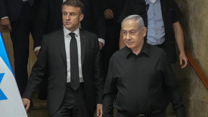 Netanyahu acusa a Macron "de alimentar el fuego antisemita" Netanyahu acusa a Macron "de alimentar el fuego antisemita"