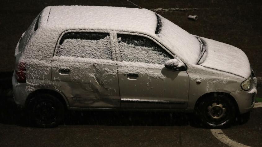Caída de nieve en comunas de la región Metropolitana: El día y la hora en que ocurriría