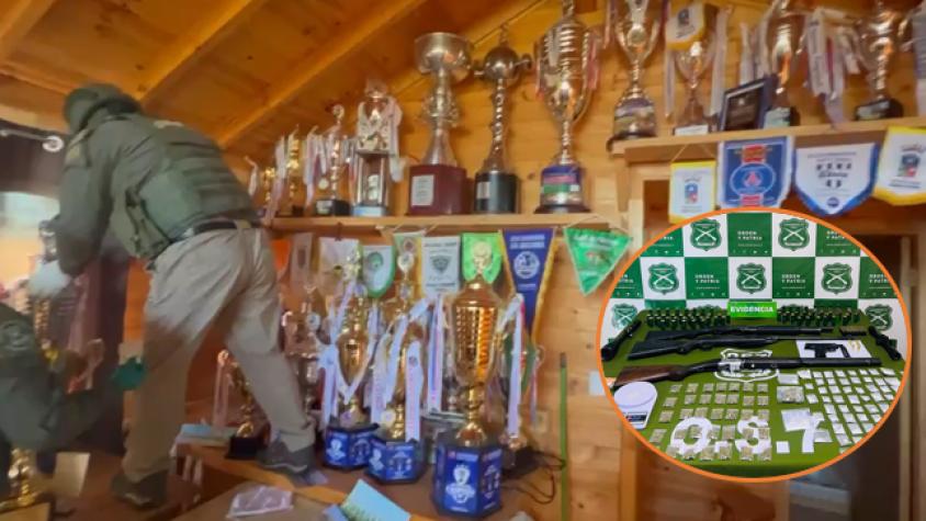 Golpe al narcotráfico en Panguipulli: banda escondía droga en trofeos deportivos Golpe al narcotráfico en Panguipulli: banda escondía droga en trofeos deportivos