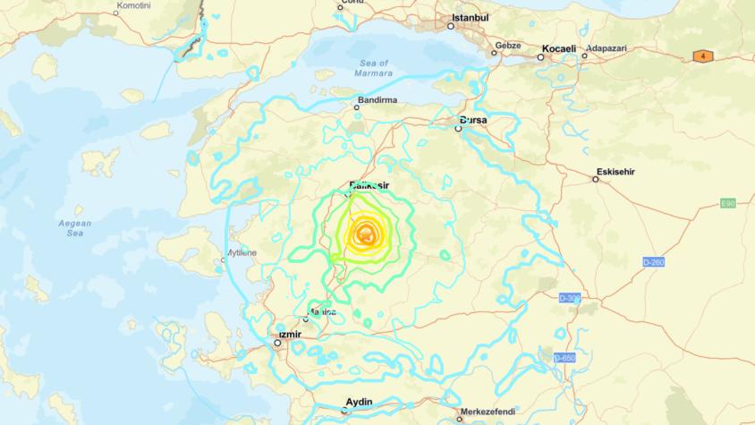 Terremoto 6.1 sacudió al noreste de Turquía: Reportan heridos y colapso de edificio