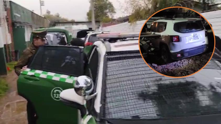 Carabineros detiene a 7 personas tras decomiso de 10 kilos de drogas, armas y un vehículo con patente adulterada