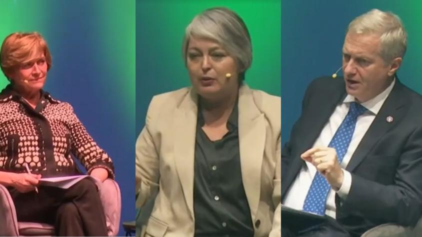 Duras recriminaciones cruzadas marcaron nuevo debate Jara, Kast y Matthei