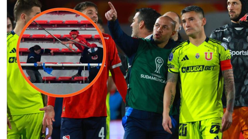 "Hoy la vida y salud de los hinchas es lo primero": El mensaje de Charles Aránguiz y el plantel de la "U" ante incidentes en Independiente