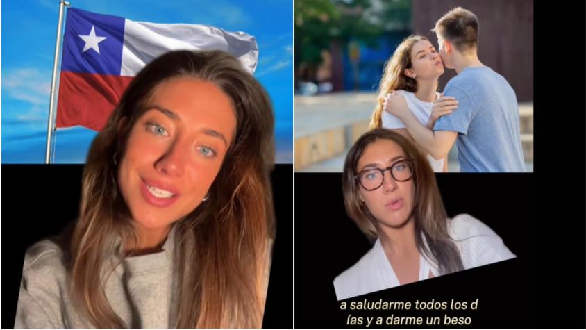 "Por favor no os enfadéis": Tiktoker española enumera las cosas que le han sorprendido de Chile y se hace viral "Por favor no os enfadéis": Tiktoker española enumera las cosas que le han sorprendido de Chile y se hace viral