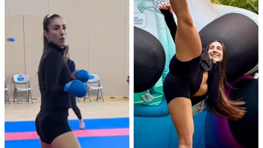 Así entrena Valentina Toro para su debut en los Juegos Mundiales: qué son y cuándo compite la karateca