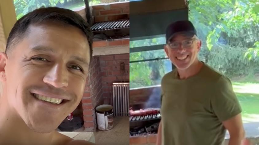 ¿Da pistas sobre su futuro?: El asado de Alexis Sánchez con Damián Pizarro y Fernando Felicevich ¿Da pistas sobre su futuro?: El asado de Alexis Sánchez con Damián Pizarro y Fernando Felicevich
