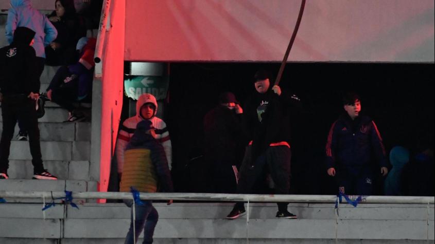 "Los incidentes se iniciaron en el sector visitante": El comunicado de Independiente tras el escándalo en partido con la U