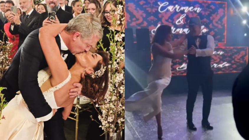 "Yo no le tenía fe": El tango con el que Carmen Gloria Arroyo se lució en su matrimonio con Bernado Borgeat