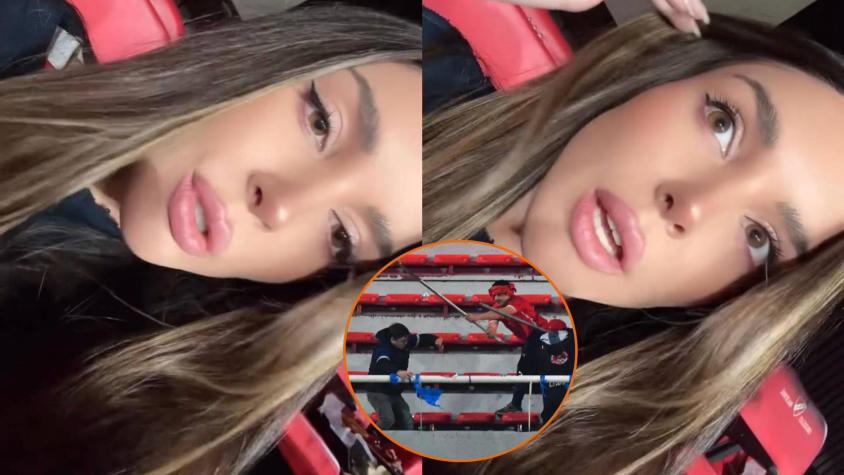 "Era lo que veía...": Cata Vallejos pide disculpas por dichos contra hinchas de la U tras tragedia en estadio argentino 