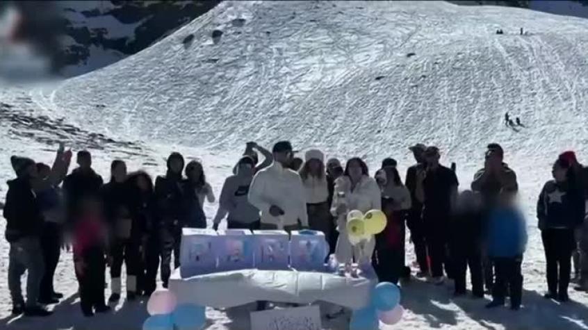 Polémica "revelación de género" en Embalse El Yeso Polémica "revelación de género" en Embalse El Yeso