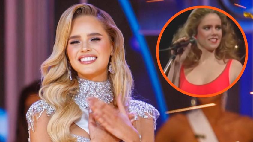 Inna Moll recordó el paso de su madre por un certamen de belleza: fue finalista en Miss Mundo 1987 
