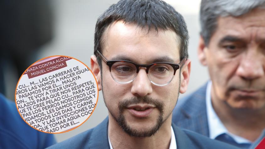 "Te voy a tirar unos balazos": Las amenazas de muerte en contra del alcalde de Peñalolén tras cerrar canódromo ilegal