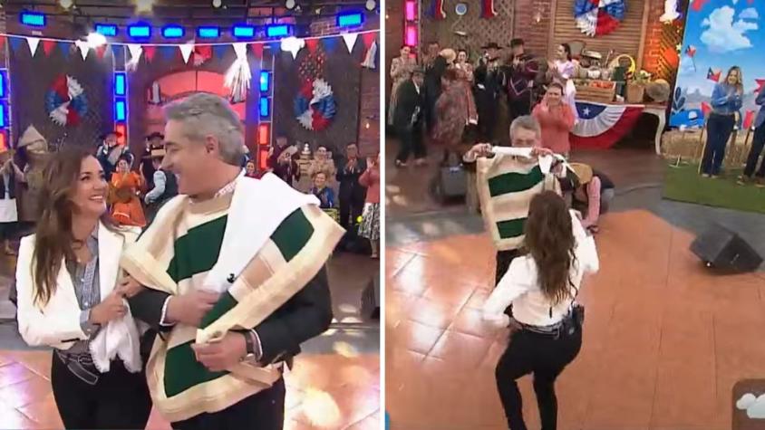 Así fue el primer pie de cueca de Pri y Repe en Tu Día (y el coqueto final que no pasó desapercibido)