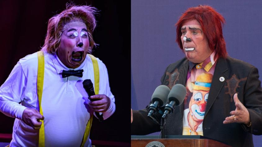 VIDEO | No fue una payasada: Captan pelea a golpes entre "Tachuela Grande" y "Microbio Caluga" en Teatro Caupolicán