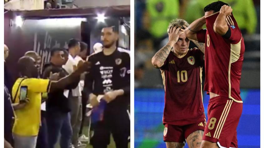 Celebraron antes de jugar: El cuestionado "pasillo" a Venezuela previo al partido ante Colombia Celebraron antes de jugar: El cuestionado "pasillo" a Venezuela previo al partido ante Colombia