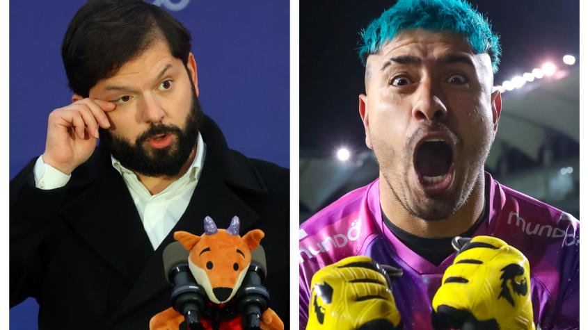 VIDEO | "Antes me caía mal...": El divertido momento entre Presidente Boric y "Mono" Sánchez en la Pampilla de Coquimbo