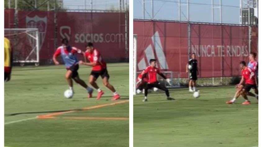 VIDEO | Sevilla enloquece con golazo de Sánchez en un entrenamiento: "Las maravillas de Alexis"
